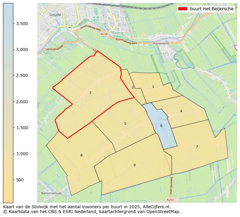 Afbeelding van de buurt Het Beijersche op de kaart.