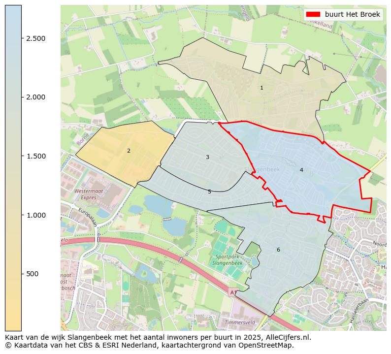 Afbeelding van de buurt Het Broek op de kaart.