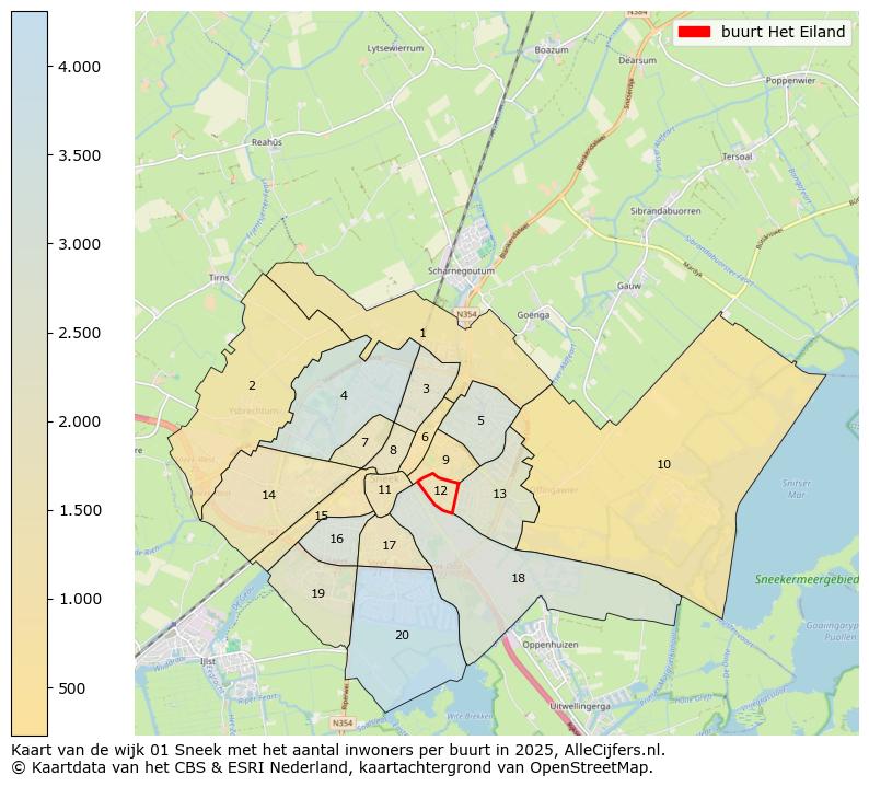 Afbeelding van de buurt Het Eiland op de kaart.
