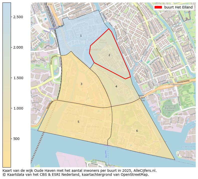 Afbeelding van de buurt Het Eiland op de kaart.