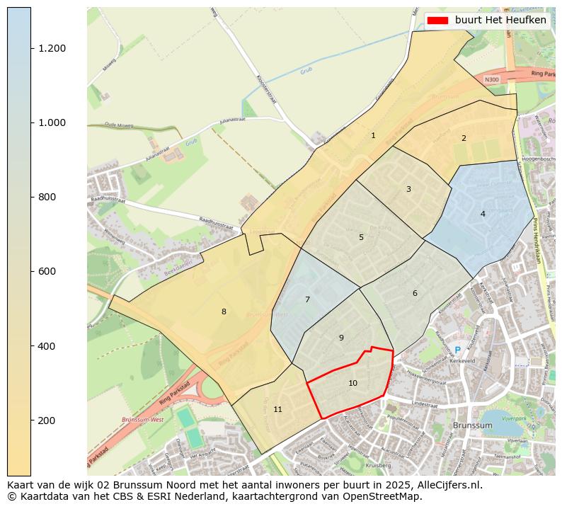 Afbeelding van de buurt Het Heufken op de kaart.