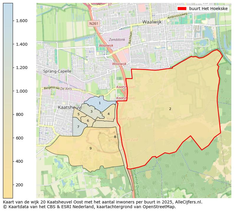 Afbeelding van de buurt Het Hoekske op de kaart.