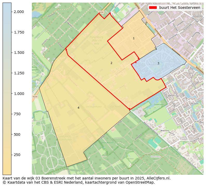 Afbeelding van de buurt Het Soesterveen op de kaart.