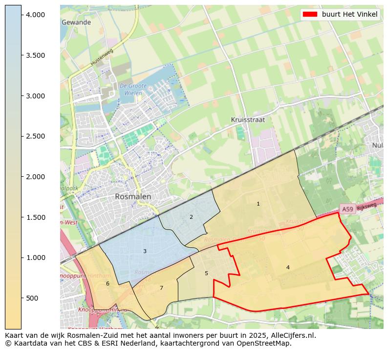Afbeelding van de buurt Het Vinkel op de kaart.