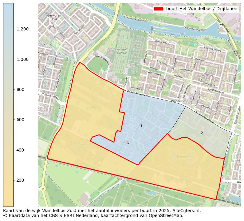 Afbeelding van de buurt Het Wandelbos / Drijflanen op de kaart.