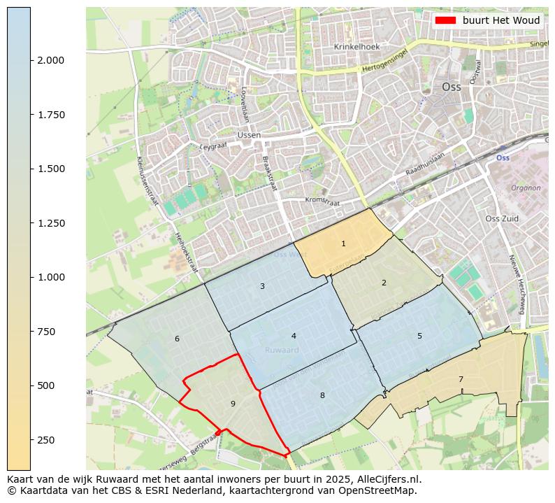Afbeelding van de buurt Het Woud op de kaart.