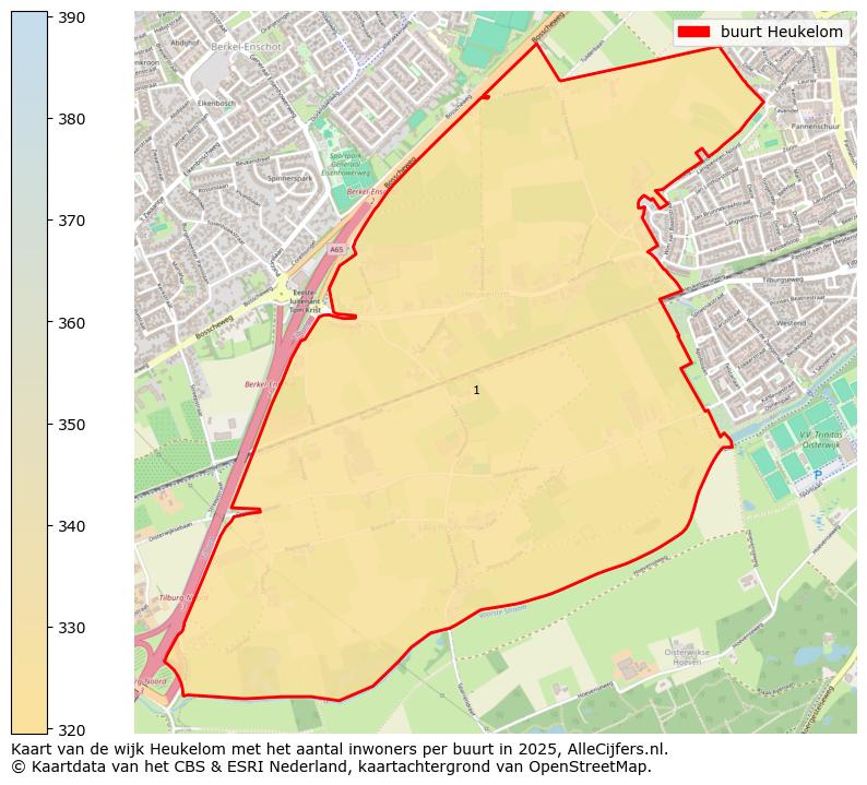 Afbeelding van de buurt Heukelom op de kaart.