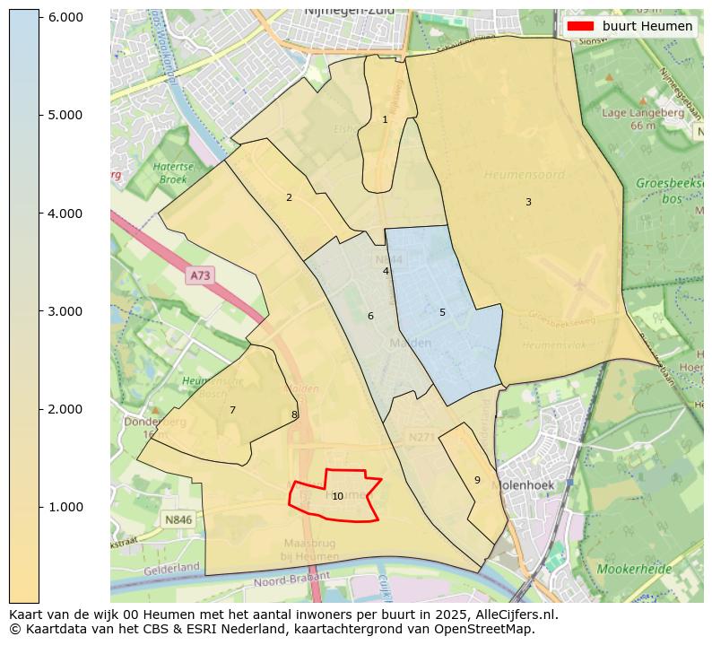 Afbeelding van de buurt Heumen op de kaart.