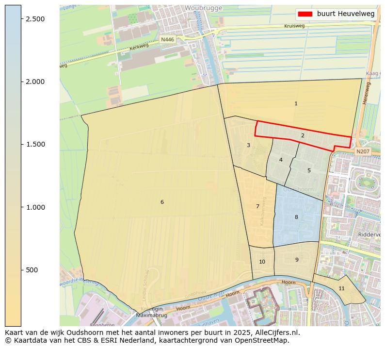 Afbeelding van de buurt Heuvelweg op de kaart.
