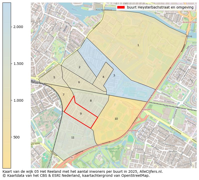 Afbeelding van de buurt Heysterbachstraat en omgeving op de kaart.