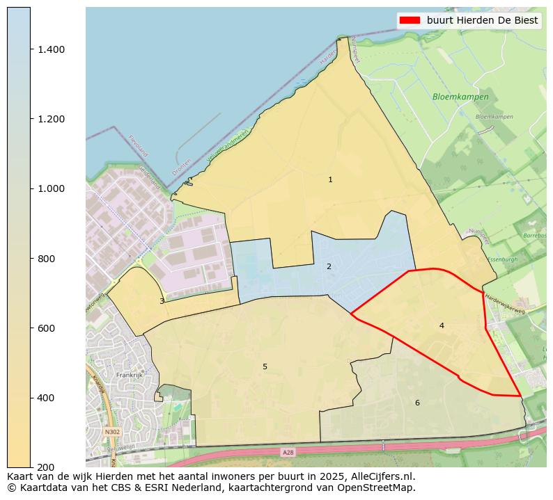 Afbeelding van de buurt Hierden De Biest op de kaart.
