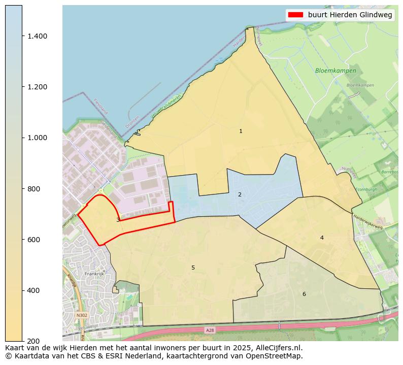 Afbeelding van de buurt Hierden Glindweg op de kaart.
