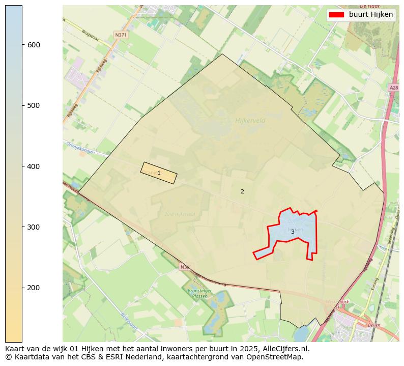 Afbeelding van de buurt Hijken op de kaart.