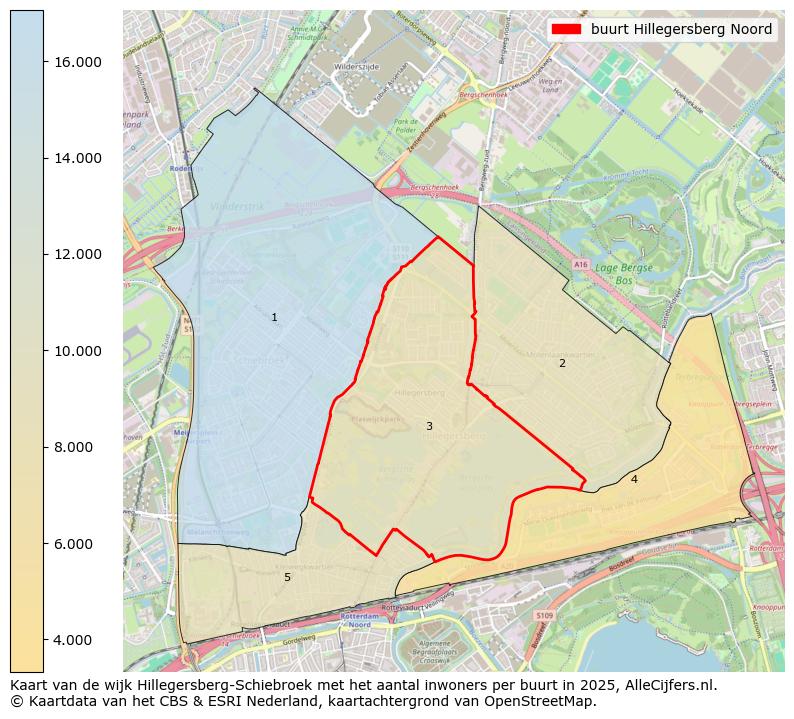 Afbeelding van de buurt Hillegersberg Noord op de kaart.
