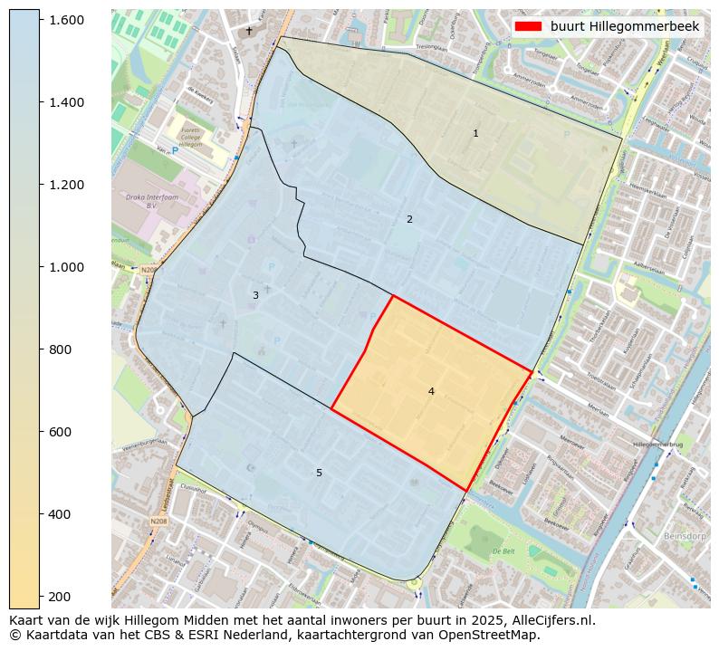 Afbeelding van de buurt Hillegommerbeek op de kaart.