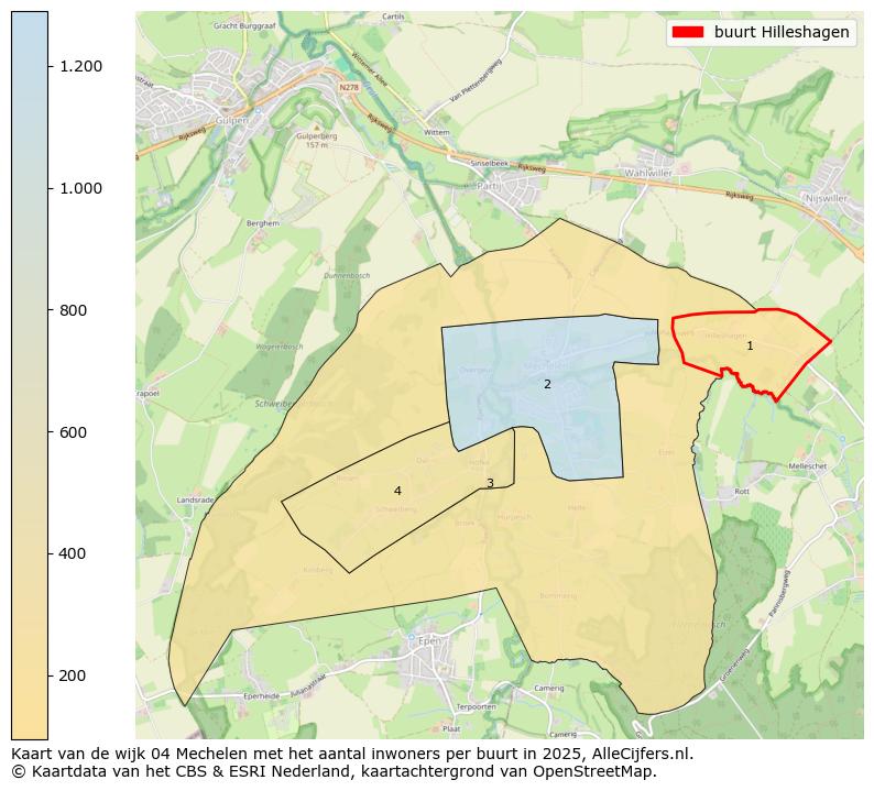 Afbeelding van de buurt Hilleshagen op de kaart.