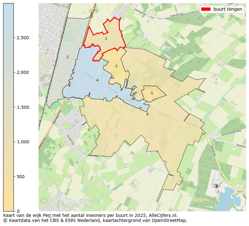Afbeelding van de buurt Hingen op de kaart.