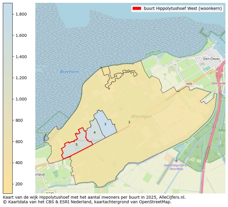 Afbeelding van de buurt Hippolytushoef West (woonkern) op de kaart.