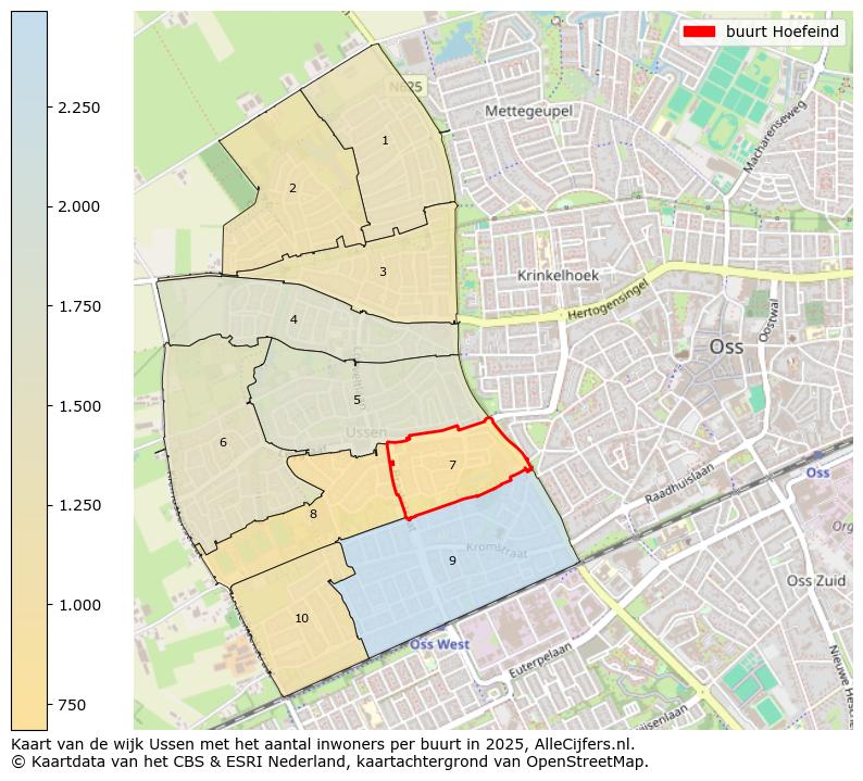 Afbeelding van de buurt Hoefeind op de kaart.