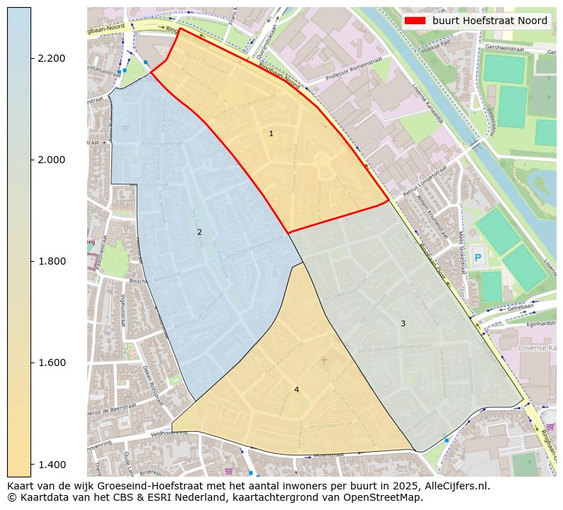 Afbeelding van de buurt Hoefstraat Noord op de kaart.
