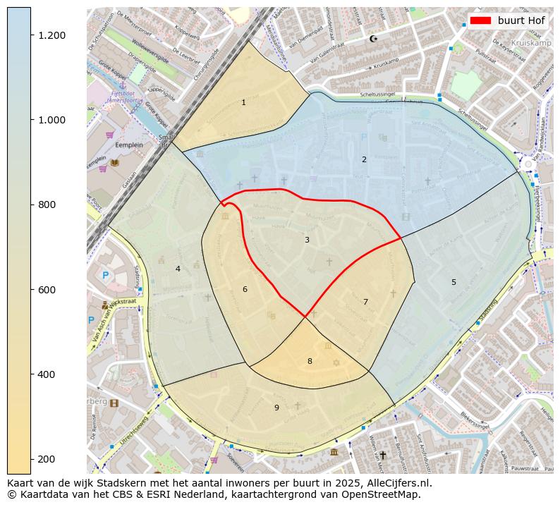 Afbeelding van de buurt Hof op de kaart.