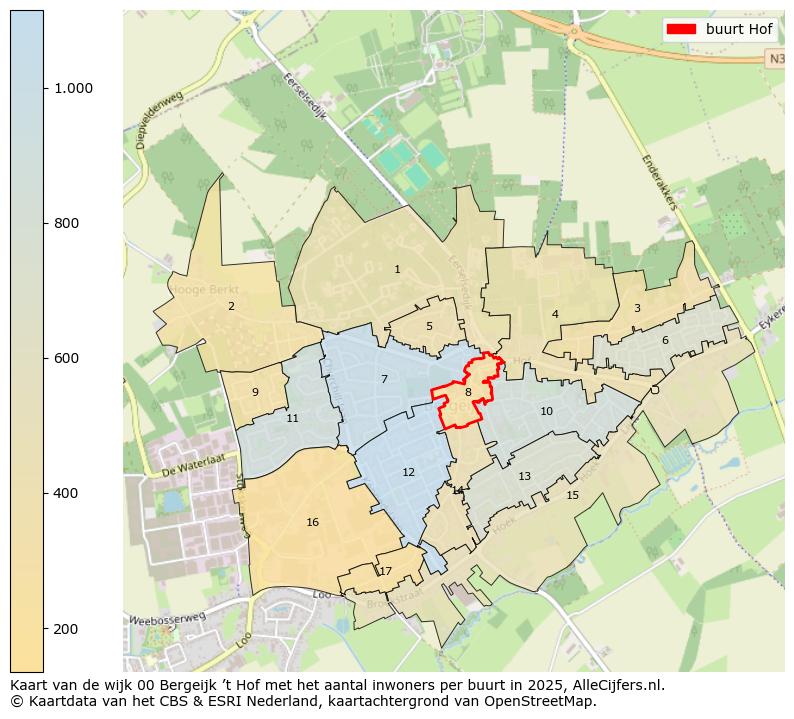 Afbeelding van de buurt Hof op de kaart.
