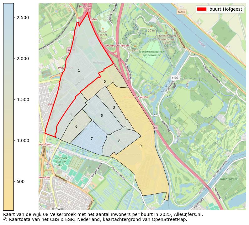 Afbeelding van de buurt Hofgeest op de kaart.