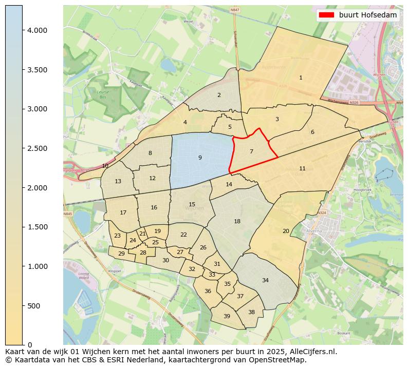 Afbeelding van de buurt Hofsedam op de kaart.