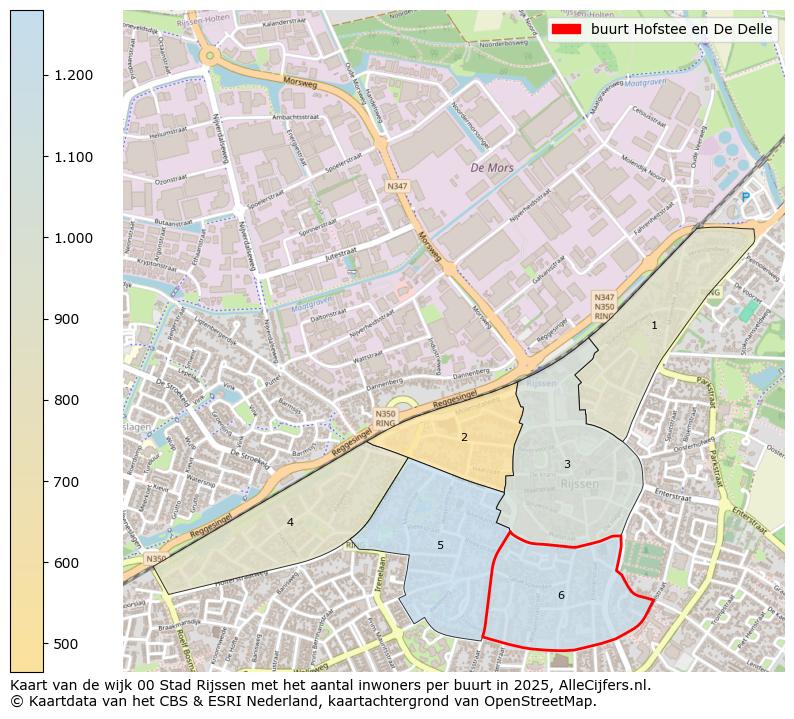 Afbeelding van de buurt Hofstee en De Delle op de kaart.