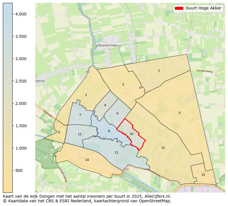 Afbeelding van de buurt Hoge Akker op de kaart.