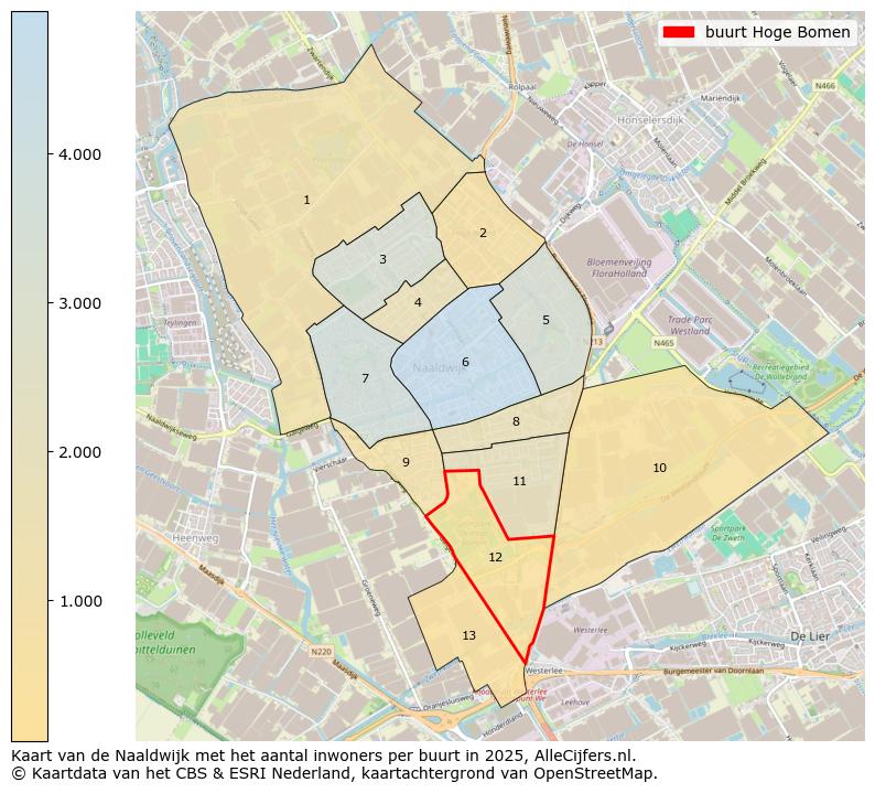 Afbeelding van de buurt Hoge Bomen op de kaart.