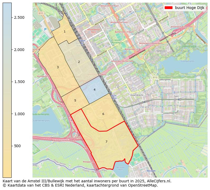 Afbeelding van de buurt Hoge Dijk op de kaart.
