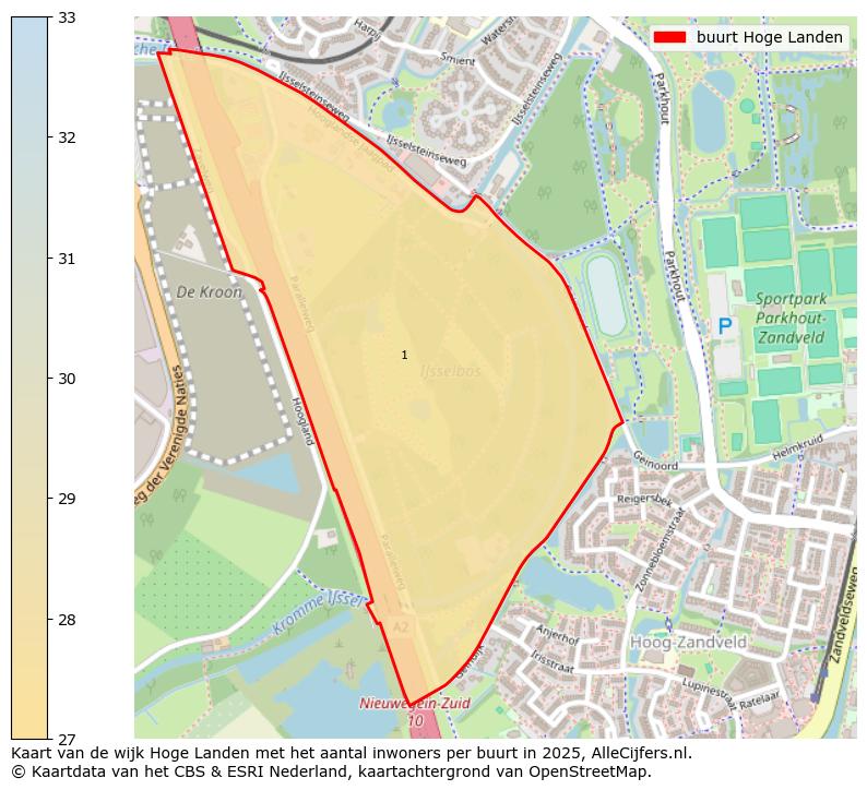 Afbeelding van de buurt Hoge Landen op de kaart.