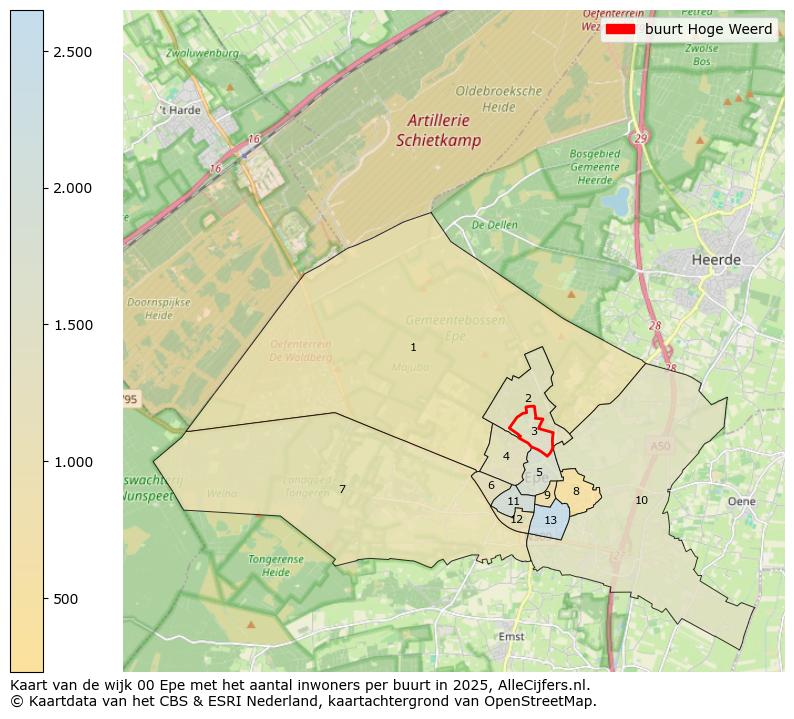 Afbeelding van de buurt Hoge Weerd op de kaart.