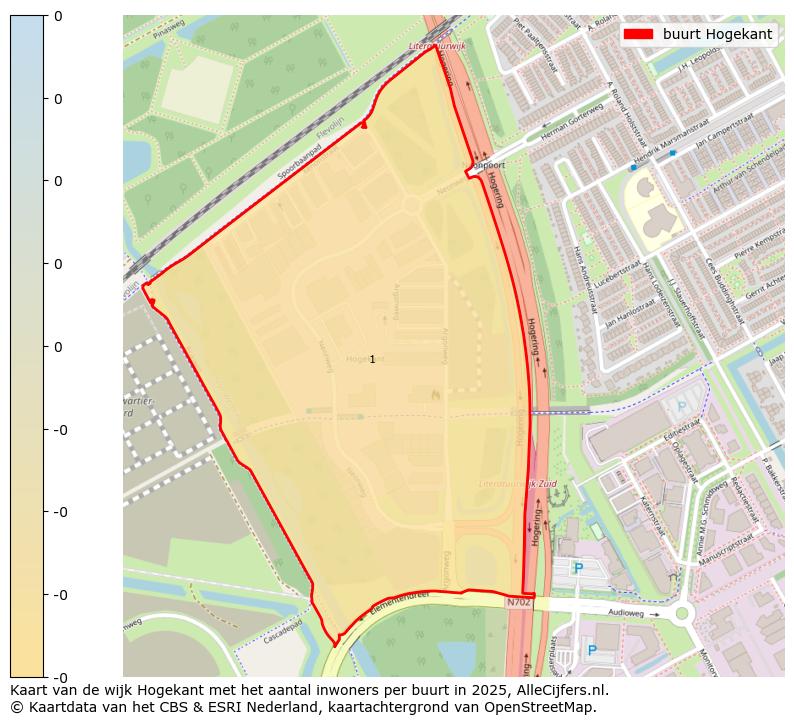 Afbeelding van de buurt Hogekant op de kaart.