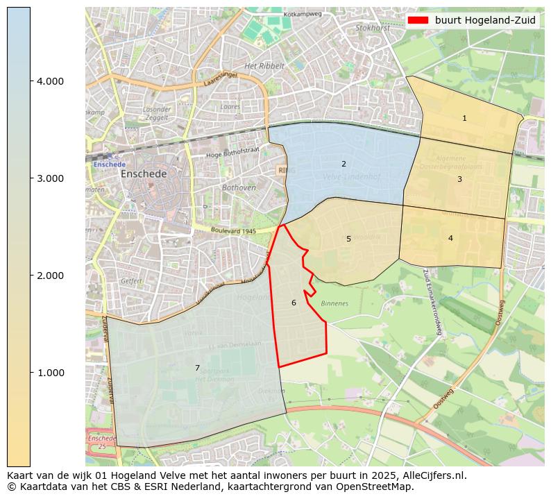 Afbeelding van de buurt Hogeland-Zuid op de kaart.