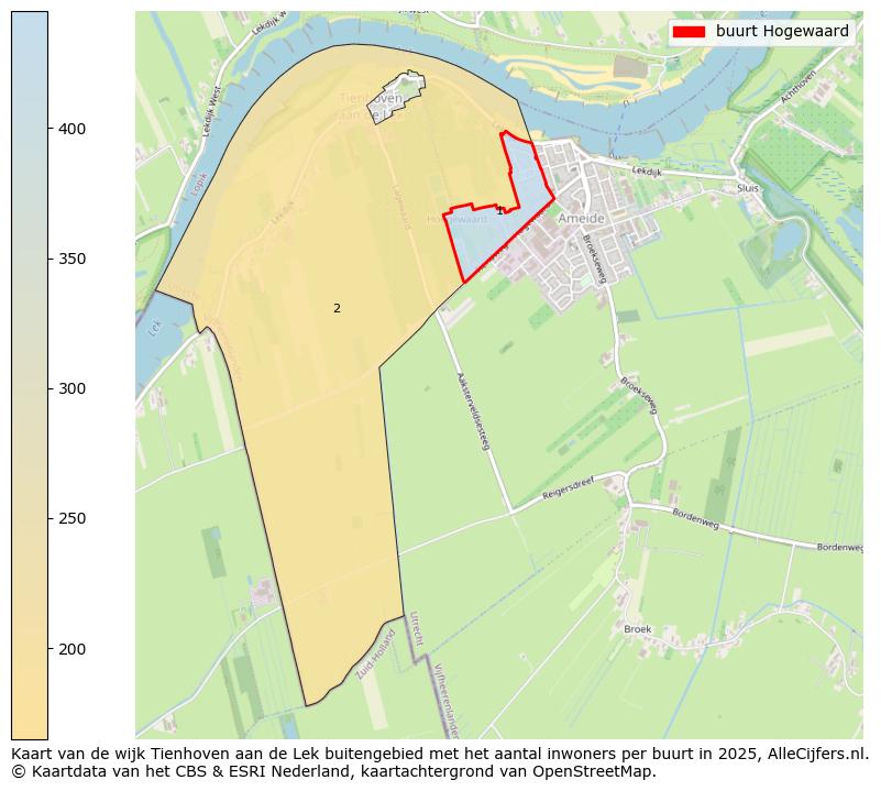 Afbeelding van de buurt Hogewaard op de kaart.