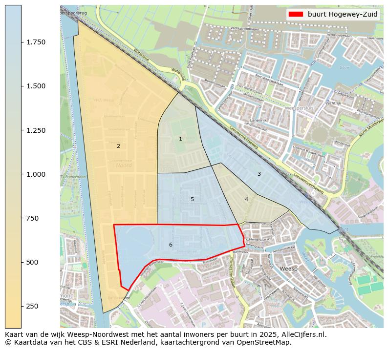 Afbeelding van de buurt Hogewey-Zuid op de kaart.