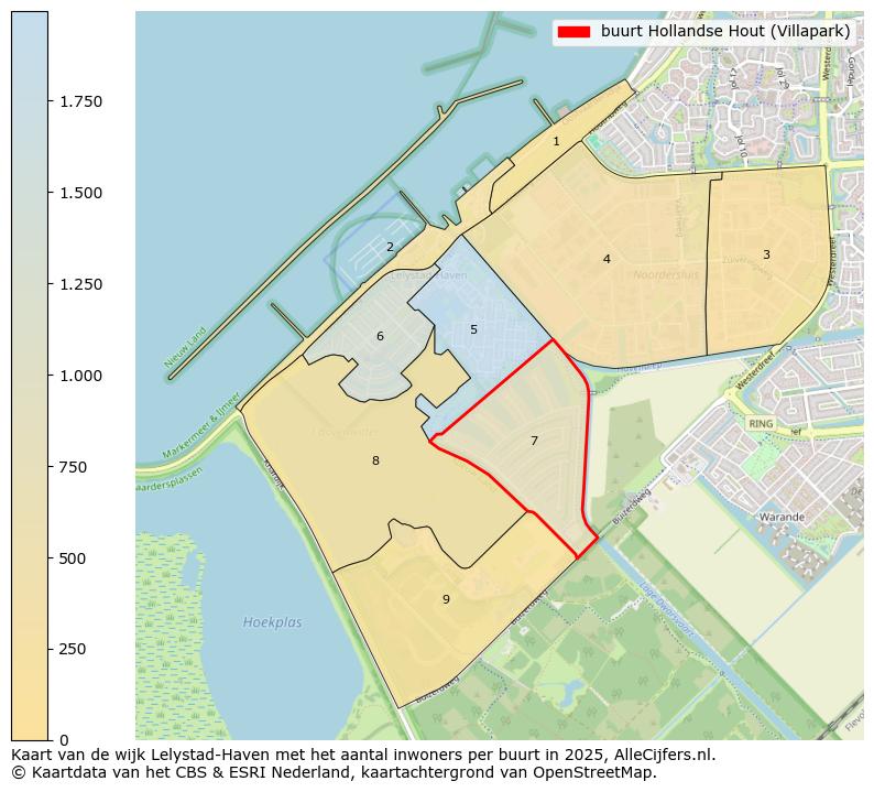 Afbeelding van de buurt Hollandse Hout (Villapark) op de kaart.