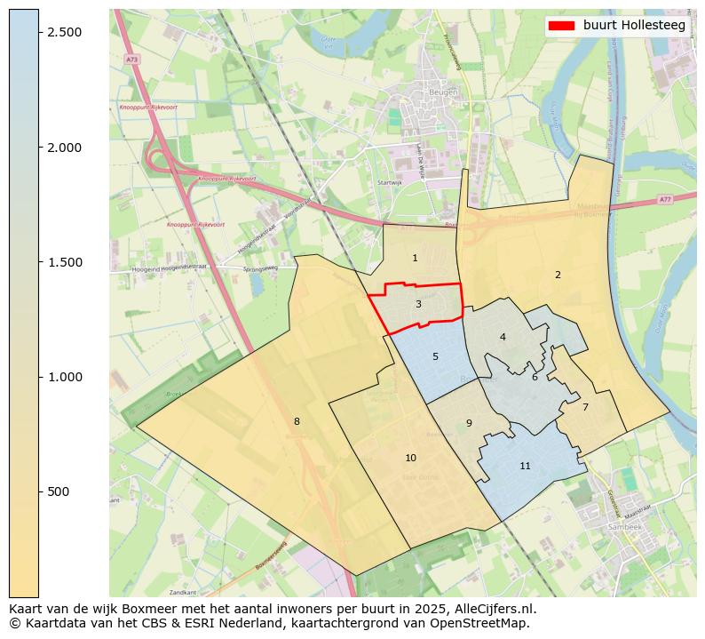 Afbeelding van de buurt Hollesteeg op de kaart.