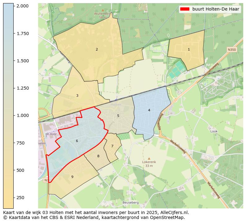 Afbeelding van de buurt Holten-De Haar op de kaart.