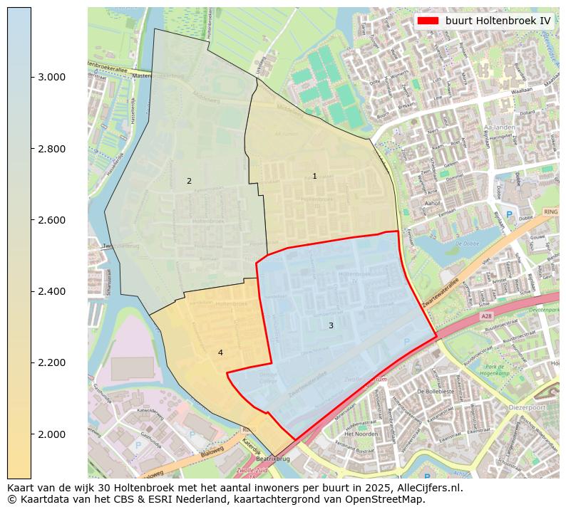Afbeelding van de buurt Holtenbroek IV op de kaart.