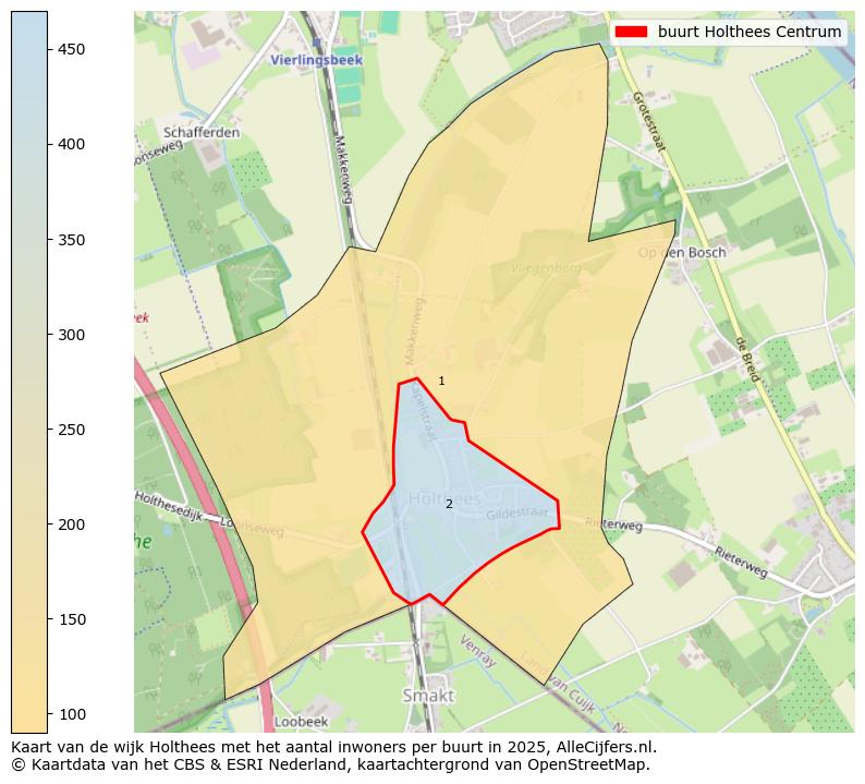 Afbeelding van de buurt Holthees Centrum op de kaart.