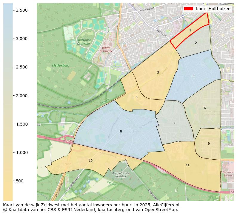 Afbeelding van de buurt Holthuizen op de kaart.