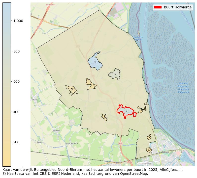 Afbeelding van de buurt Holwierde op de kaart.
