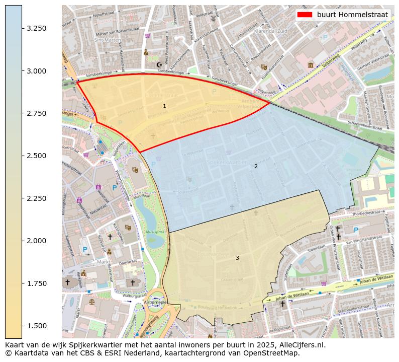 Afbeelding van de buurt Hommelstraat op de kaart.