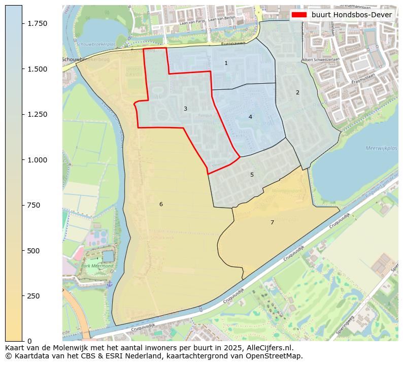 Afbeelding van de buurt Hondsbos-Dever op de kaart.