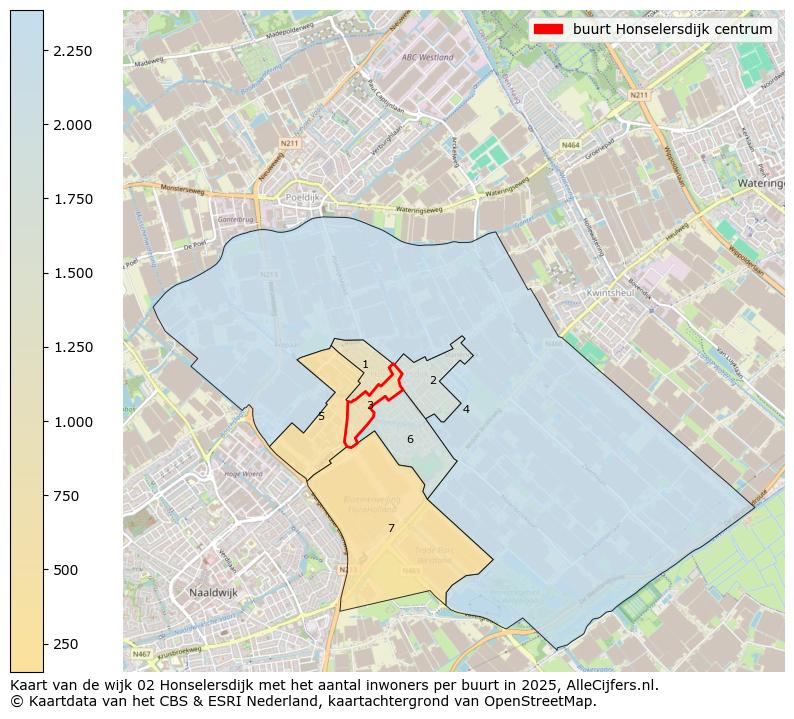 Afbeelding van de buurt Honselersdijk centrum op de kaart.