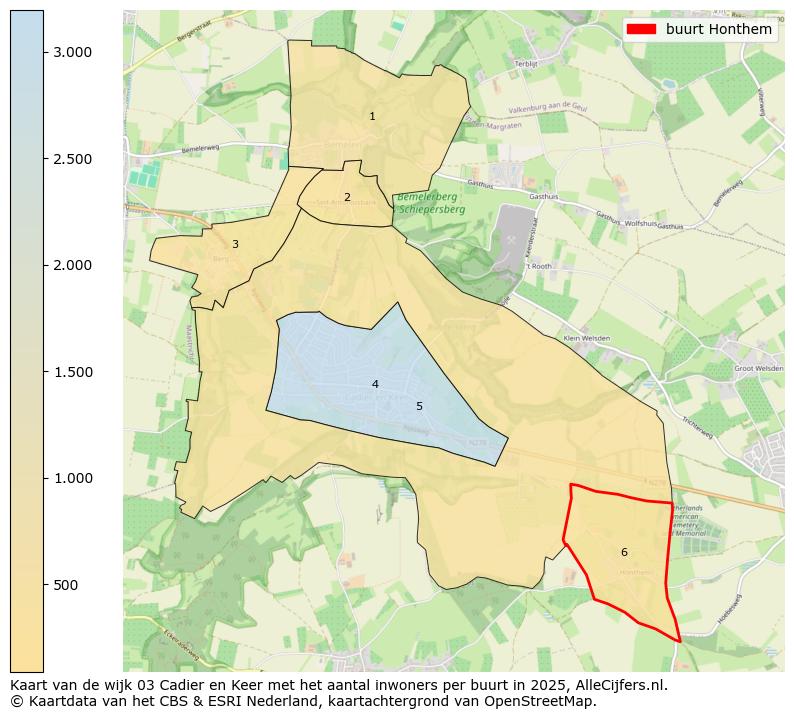 Afbeelding van de buurt Honthem op de kaart.