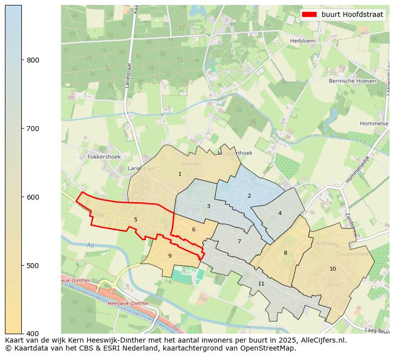 Afbeelding van de buurt Hoofdstraat op de kaart.